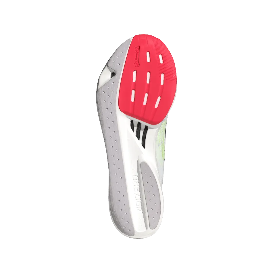 Adidas Men's Adizero Takumi Sen 10 Running Shoes in Cloud White/Core Black/Lucid Red SS25