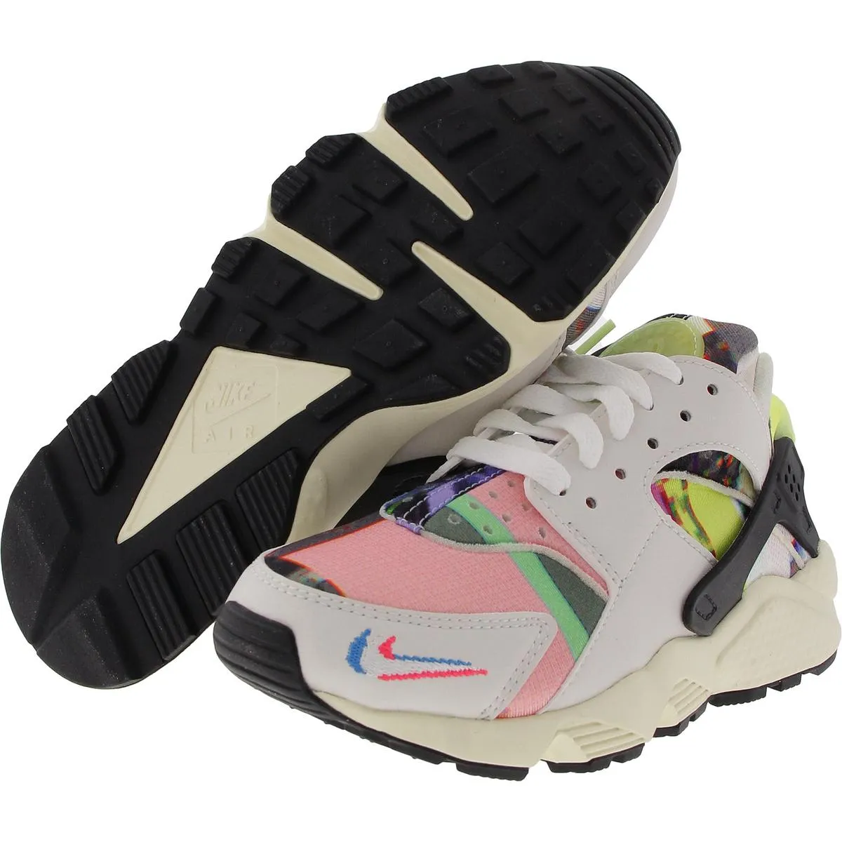 Air Huarache SE Womens Lace-Up Faux Leather Running & Training Shoes