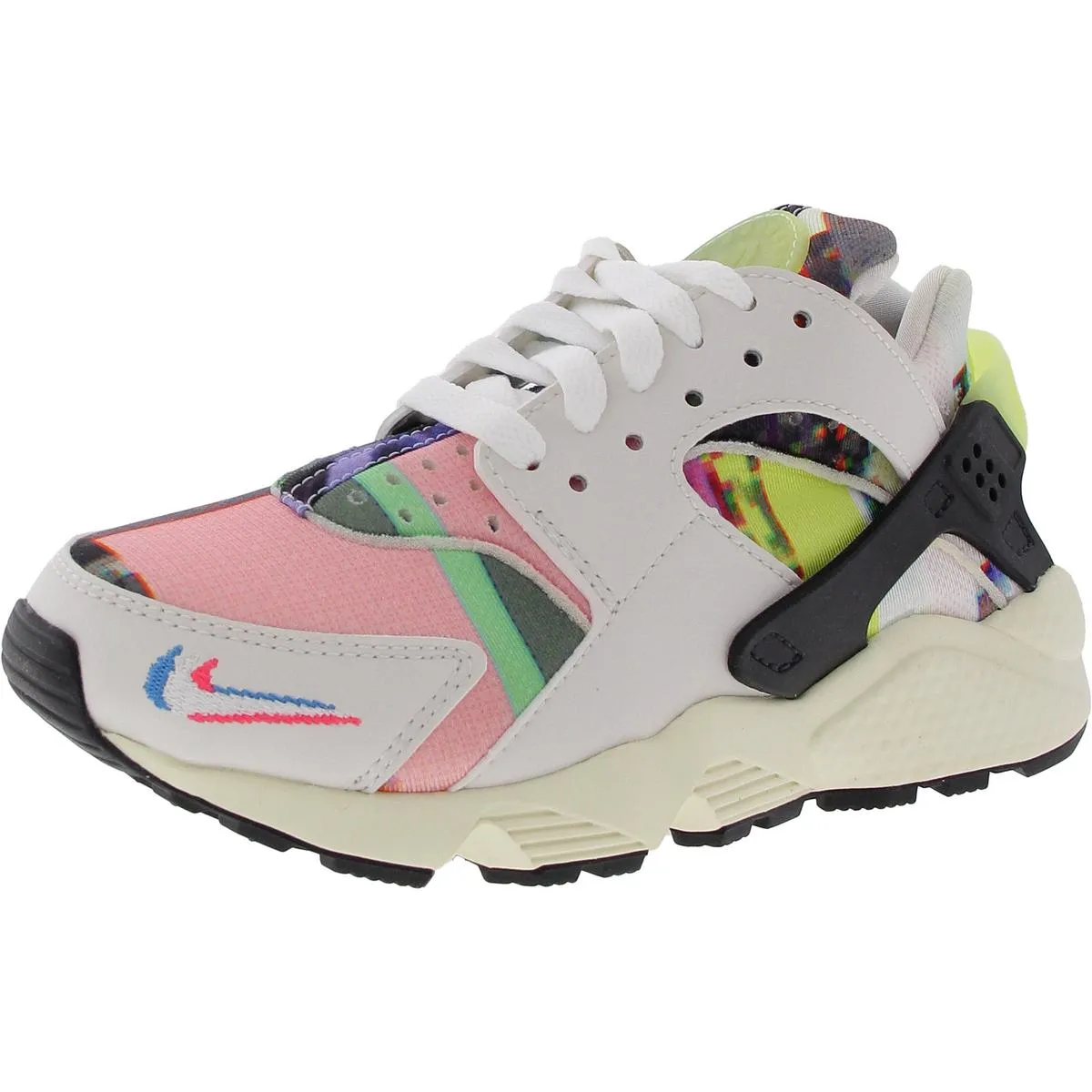 Air Huarache SE Womens Lace-Up Faux Leather Running & Training Shoes