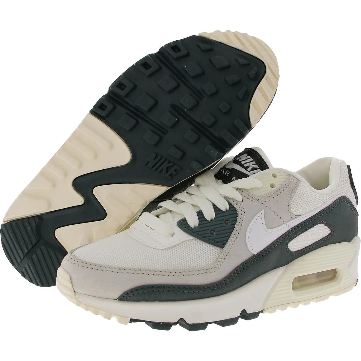 Air Max 90 Womens Lace-Up Manmade Running & Training Shoes