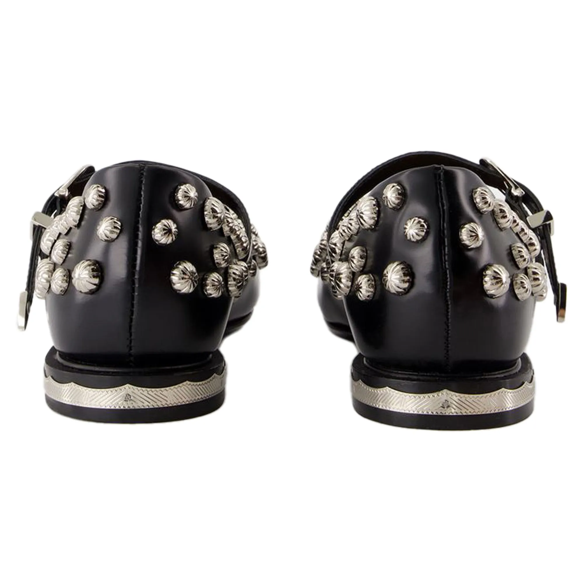 Aj1374 Ballerinas - Toga Pulla - Leather - Black