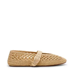 Alara Flat Shoe NAT RAFFIA