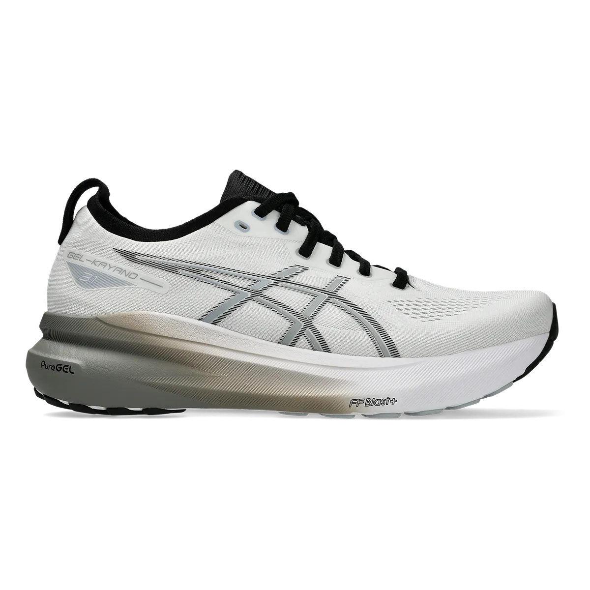 Asics Gel Kayano 31 - White - Piedmont Grey