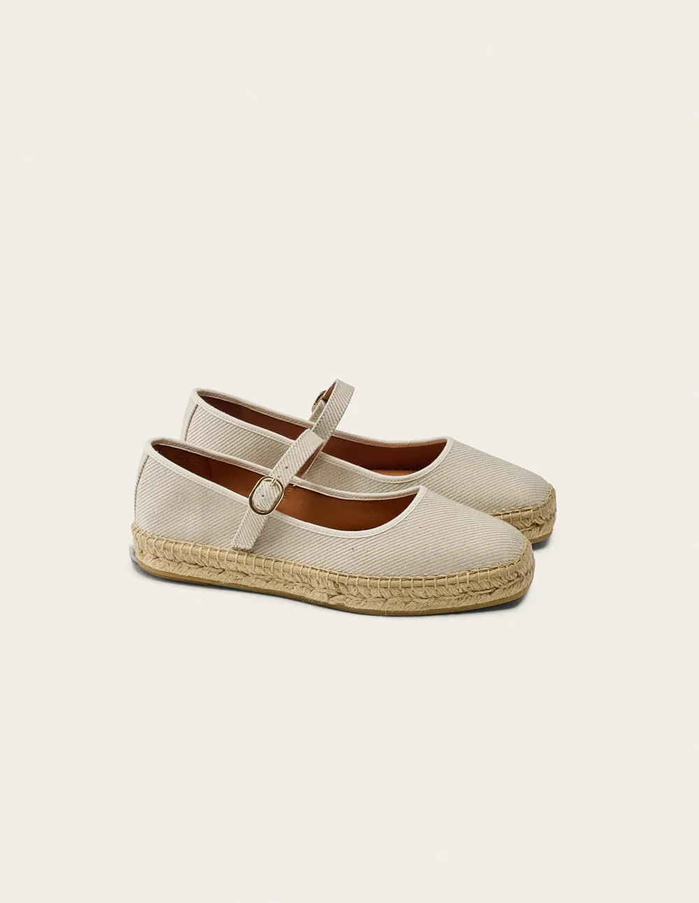 Bebi Espadrilles - Beige canvas