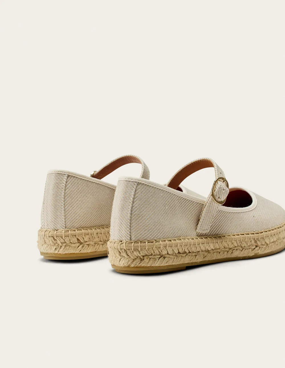 Bebi Espadrilles - Beige canvas