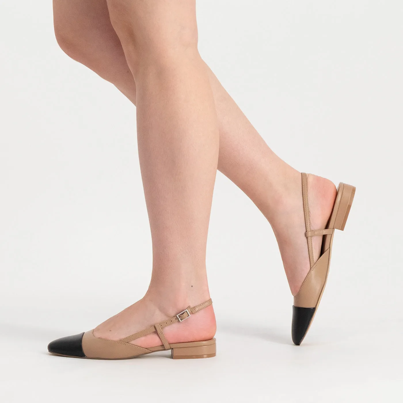 Belinda Flat Shoe TAN LEATHER