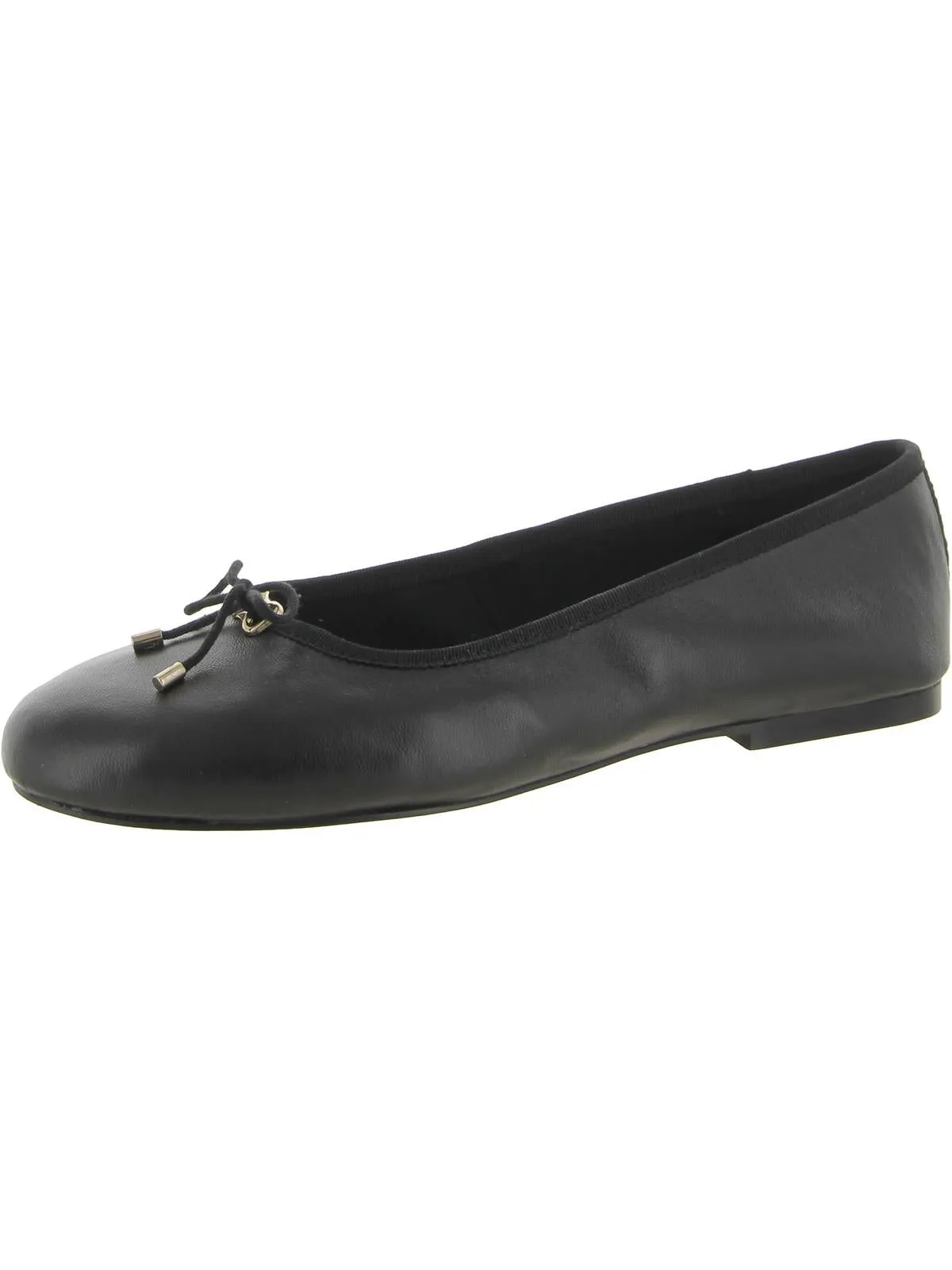 Blossoms Womens Faux Leather Embellished Ballet Shoes