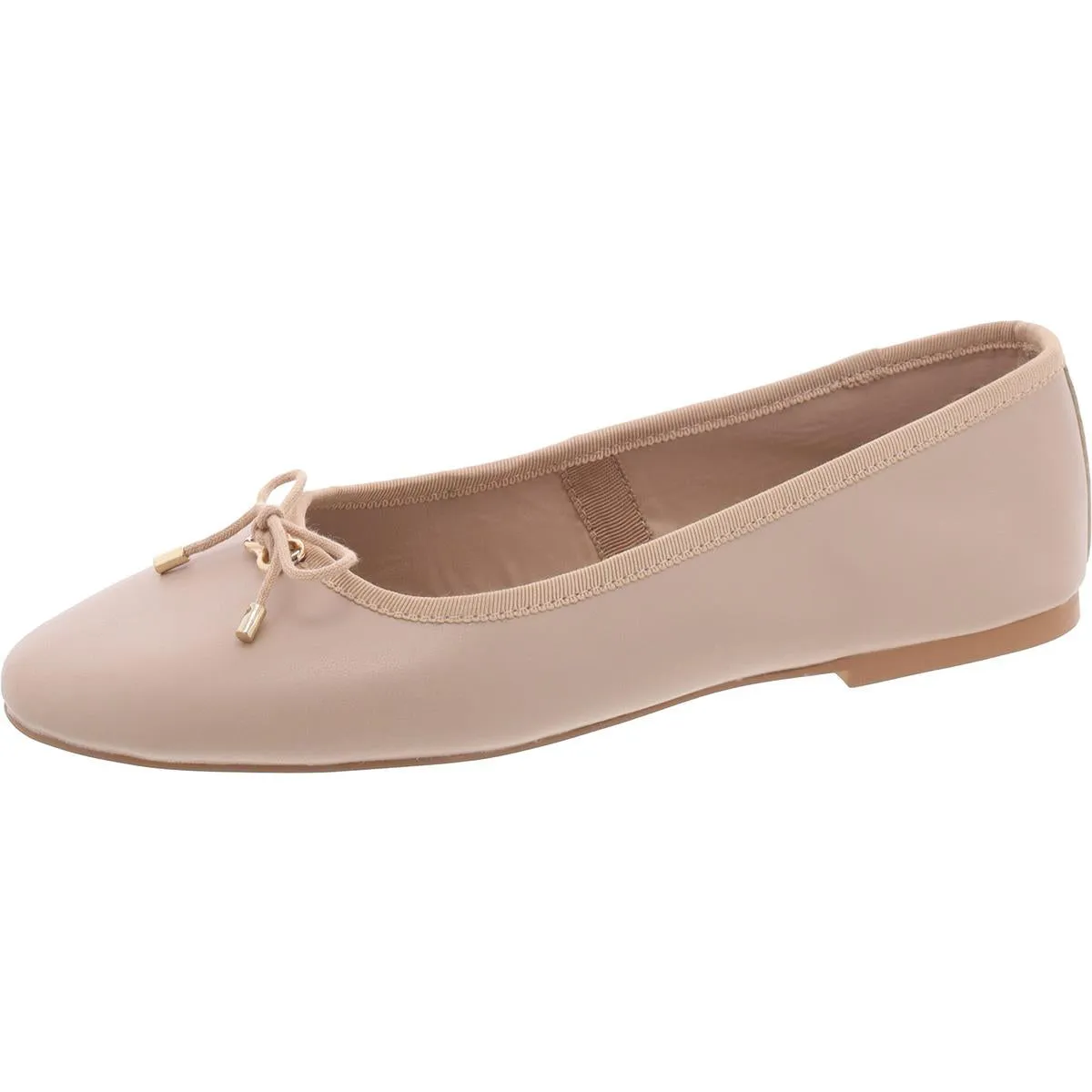 Blossoms Womens Faux Leather Embellished Ballet Shoes