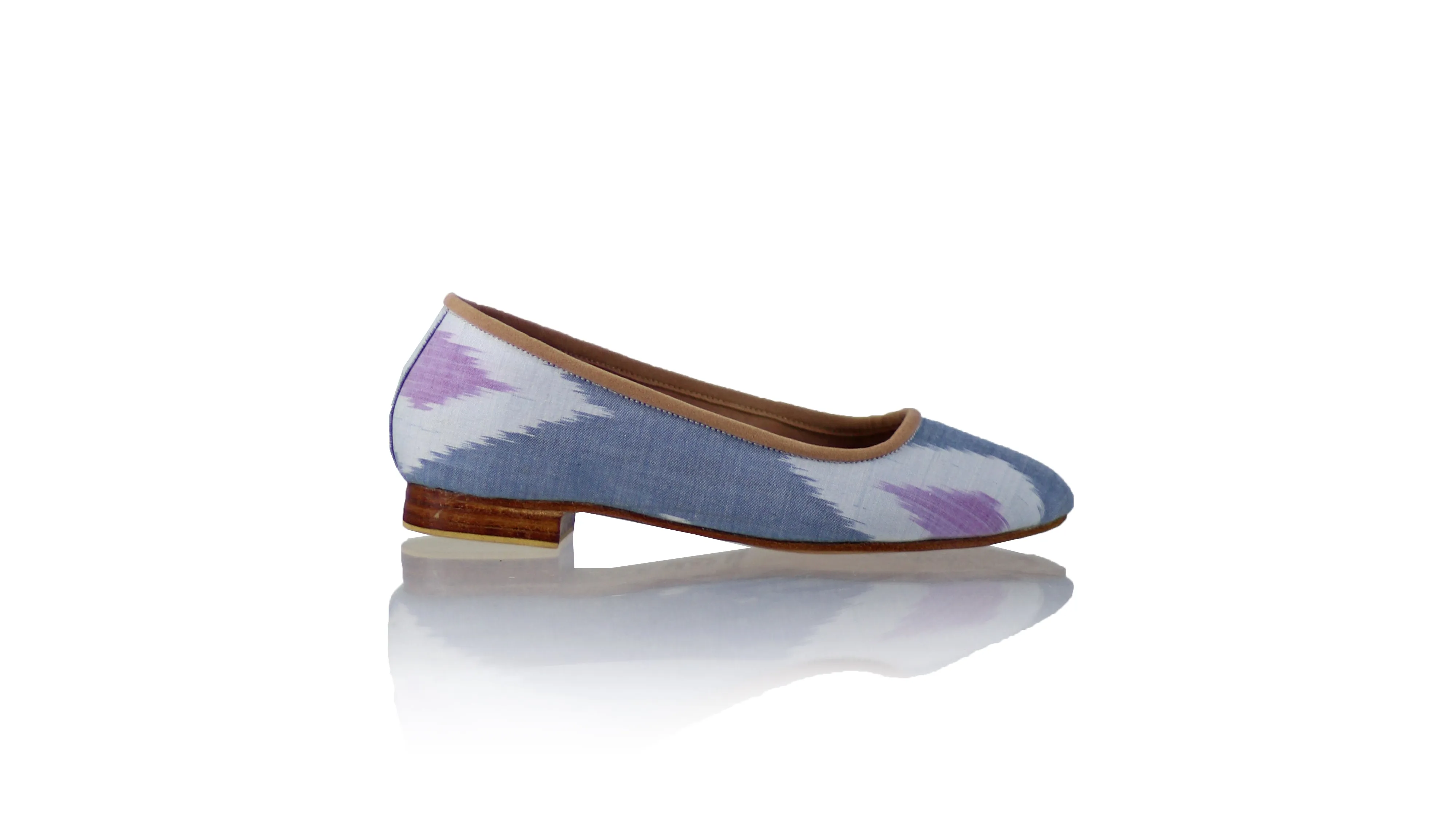 Brigitte 20mm Ballet - Soft Blue Purple Wajik Endek