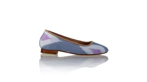 Brigitte 20mm Ballet - Soft Blue Purple Wajik Endek