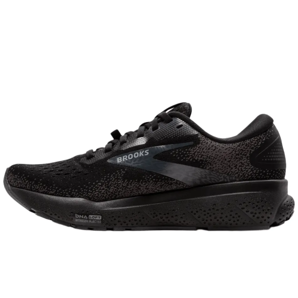 Brooks Men's Ghost 16 GTX Running Shoes in Black/Black/Ebony SS25