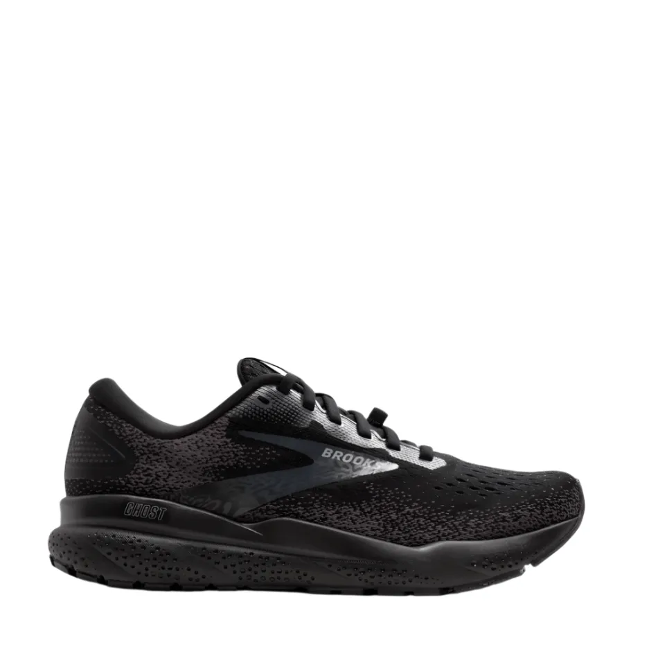 Brooks Men's Ghost 16 GTX Running Shoes in Black/Black/Ebony SS25