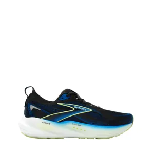 Brooks Men's Glycerin 22 Running Shoes in Black/Cobalt/Neo Yellow SS25