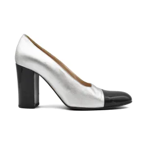 Chanel Silver Heels - Women's 35.5