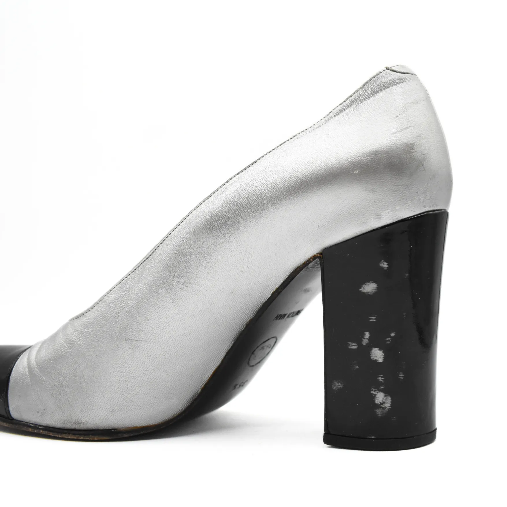 Chanel Silver Heels - Women's 35.5