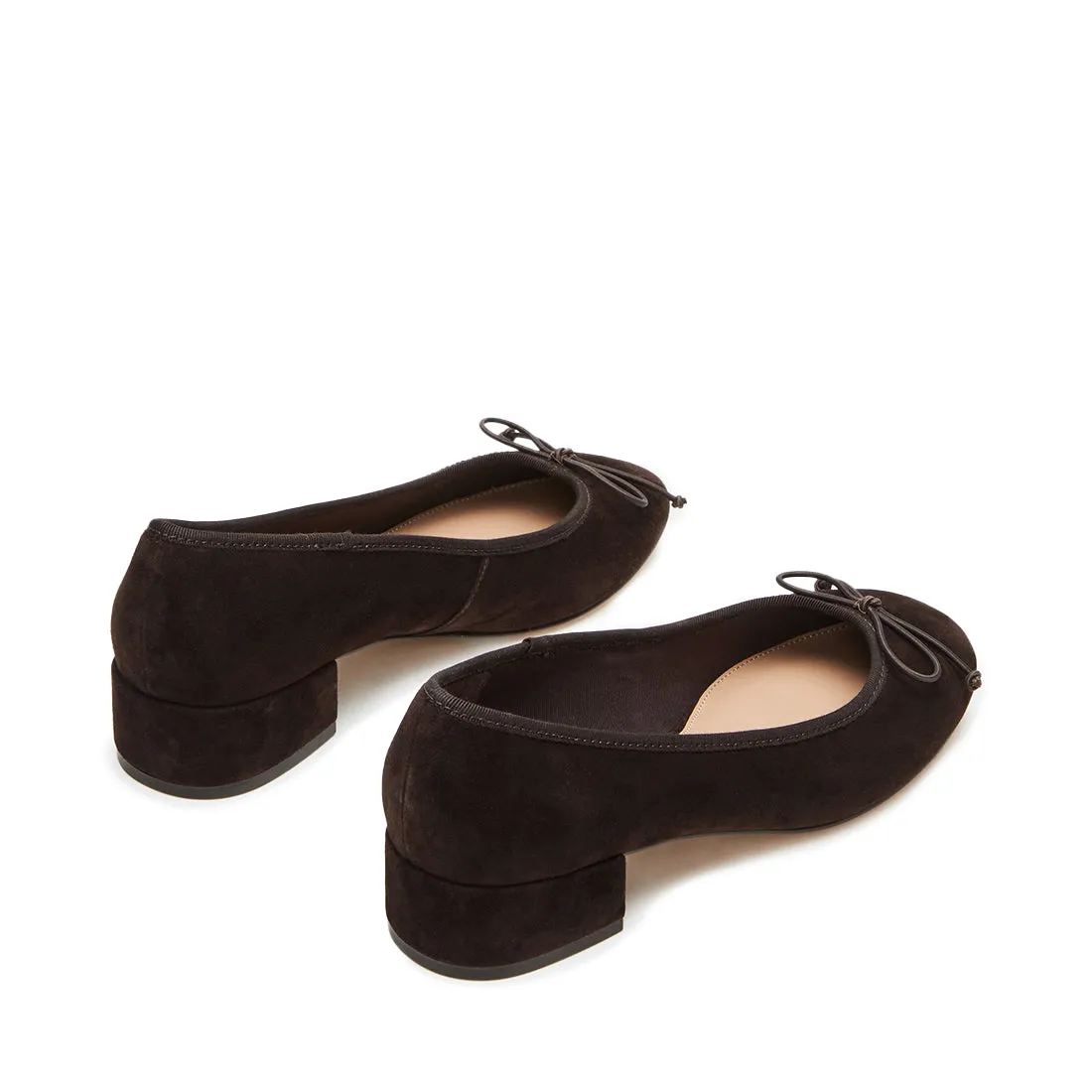Cherisher Flat Shoe CHOCOLATE BROWN SUEDE
