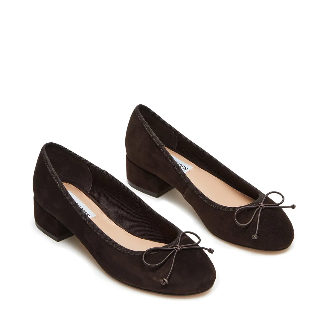 Cherisher Flat Shoe CHOCOLATE BROWN SUEDE