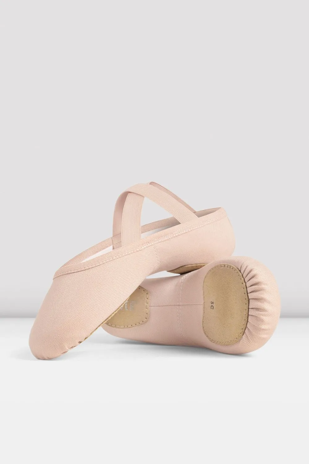 Childrens Performa Stretch Canvas Ballet Shoes
