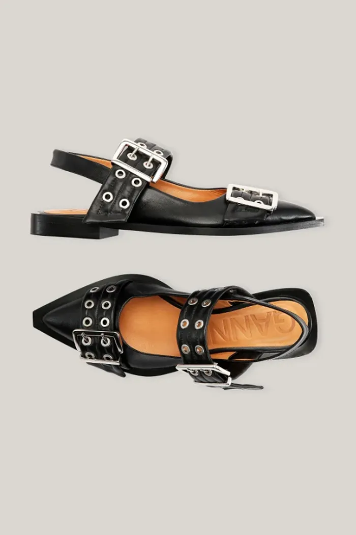CHUNKY BUCKLE BALLERINA