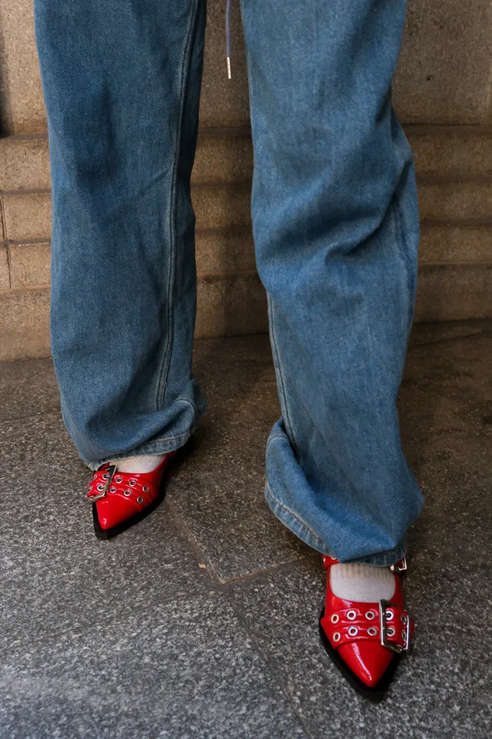 CHUNKY BUCKLE BALLERINA