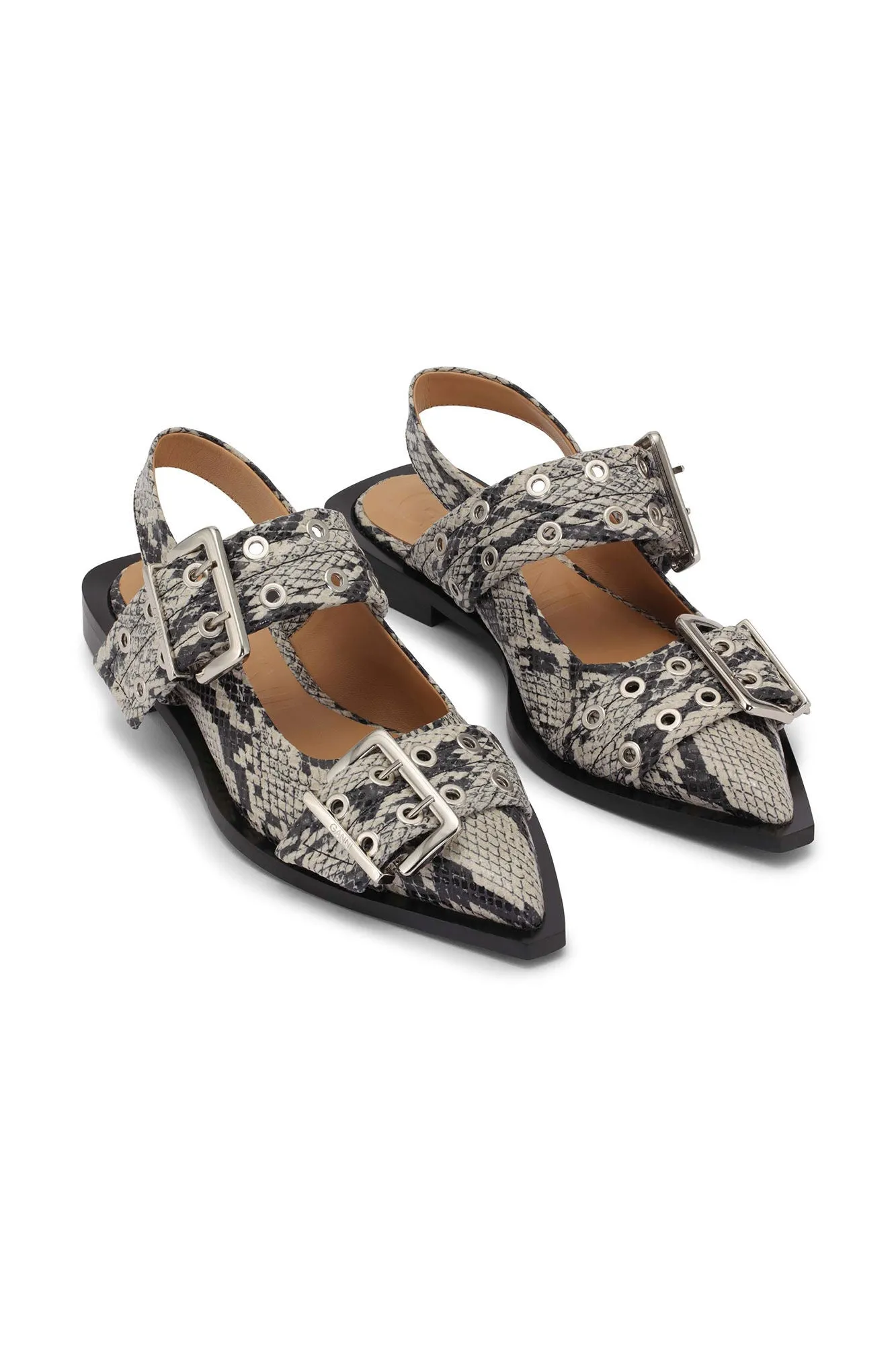 CHUNKY BUCKLE BALLERINA