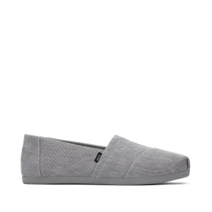 Classic Alpargata Grey Distressed Twill
