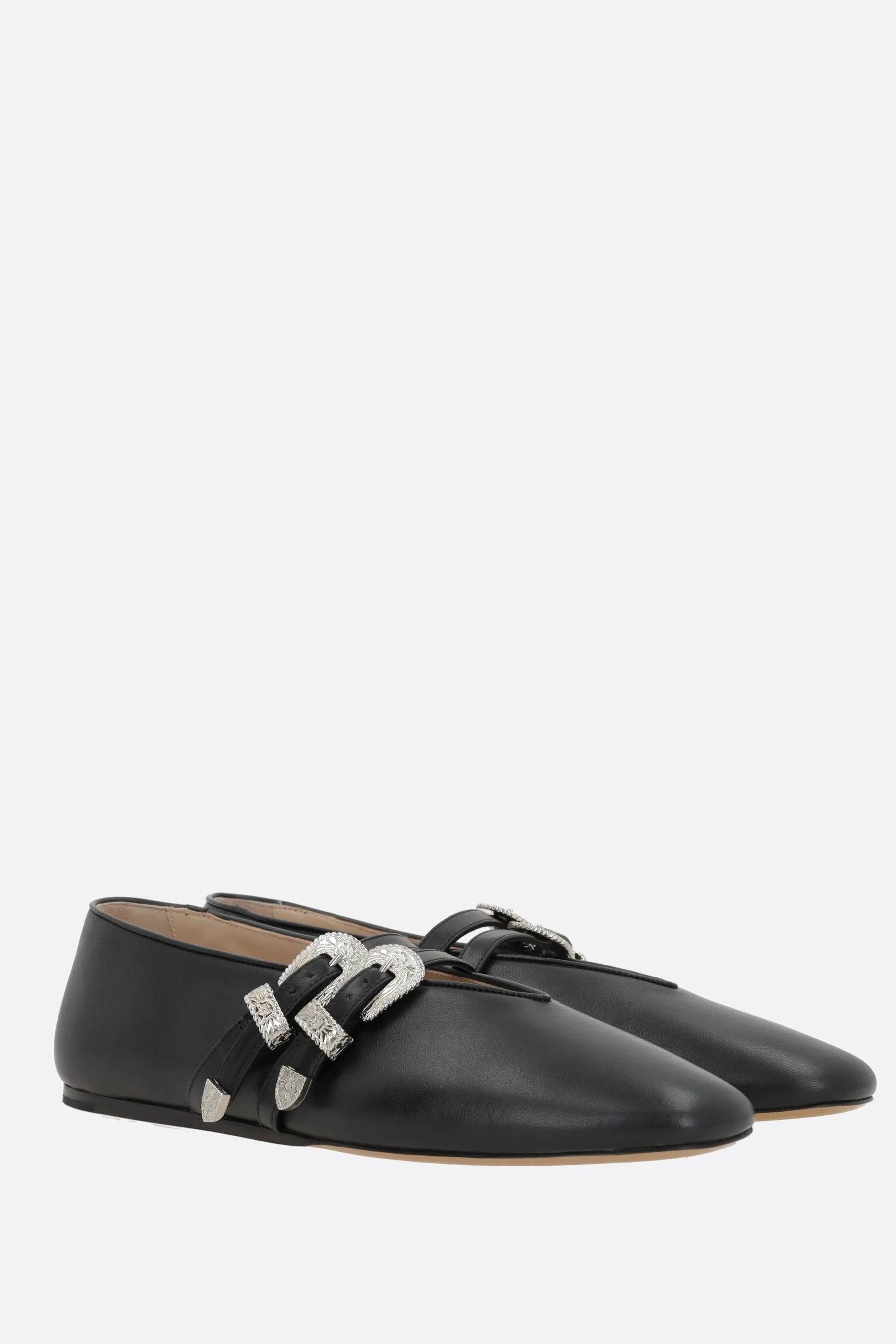 Claudia nappa ballerinas