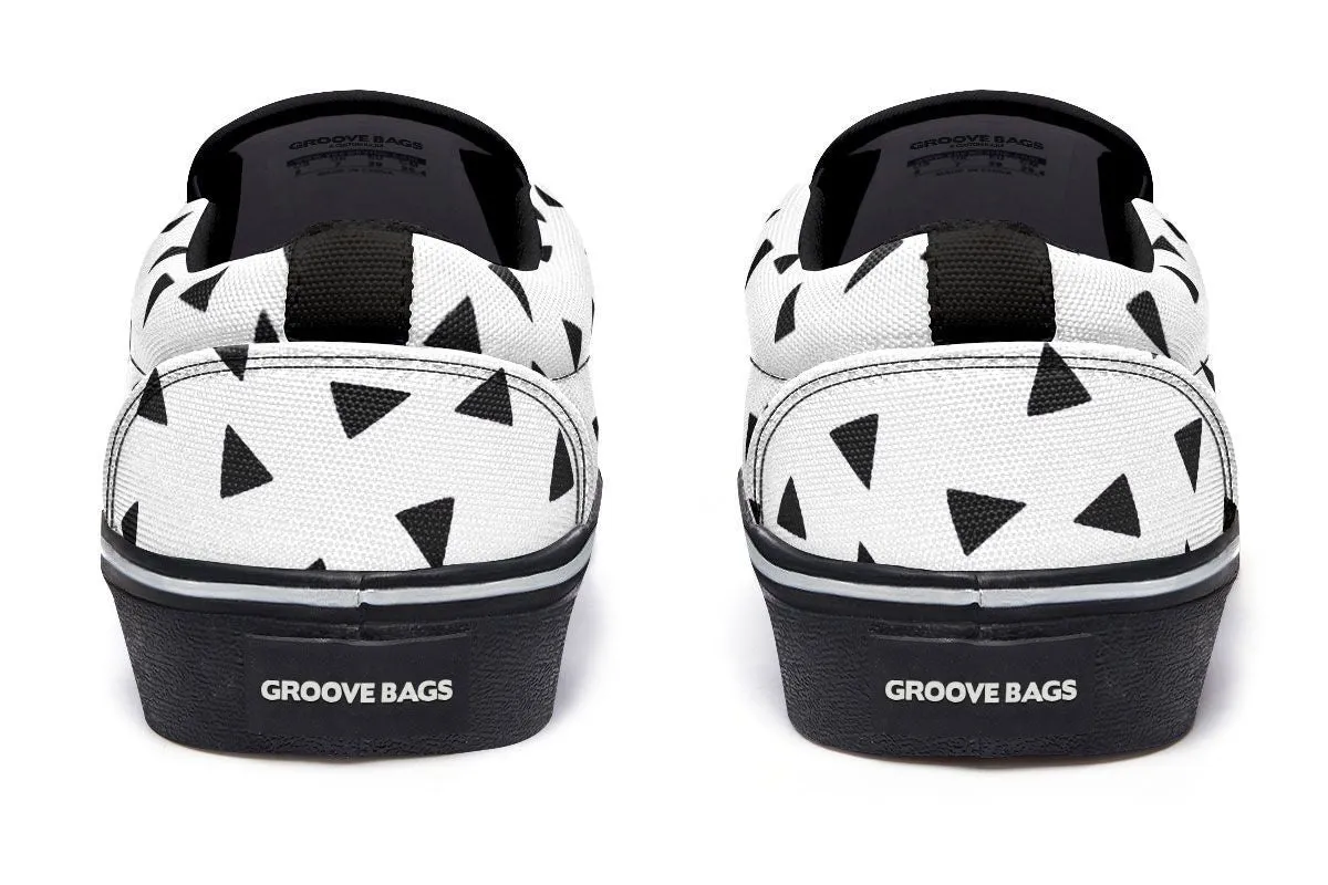 Collage Pup Black Lab Slip-On Shoes