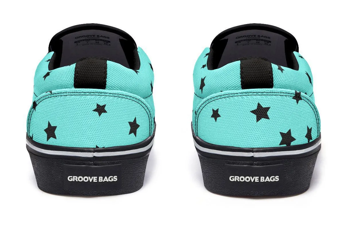 Collage Pup Golden Retreiver Slip-On Shoes