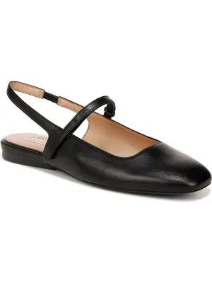 Connie Womens Leather Ballet Flat Mary Janes