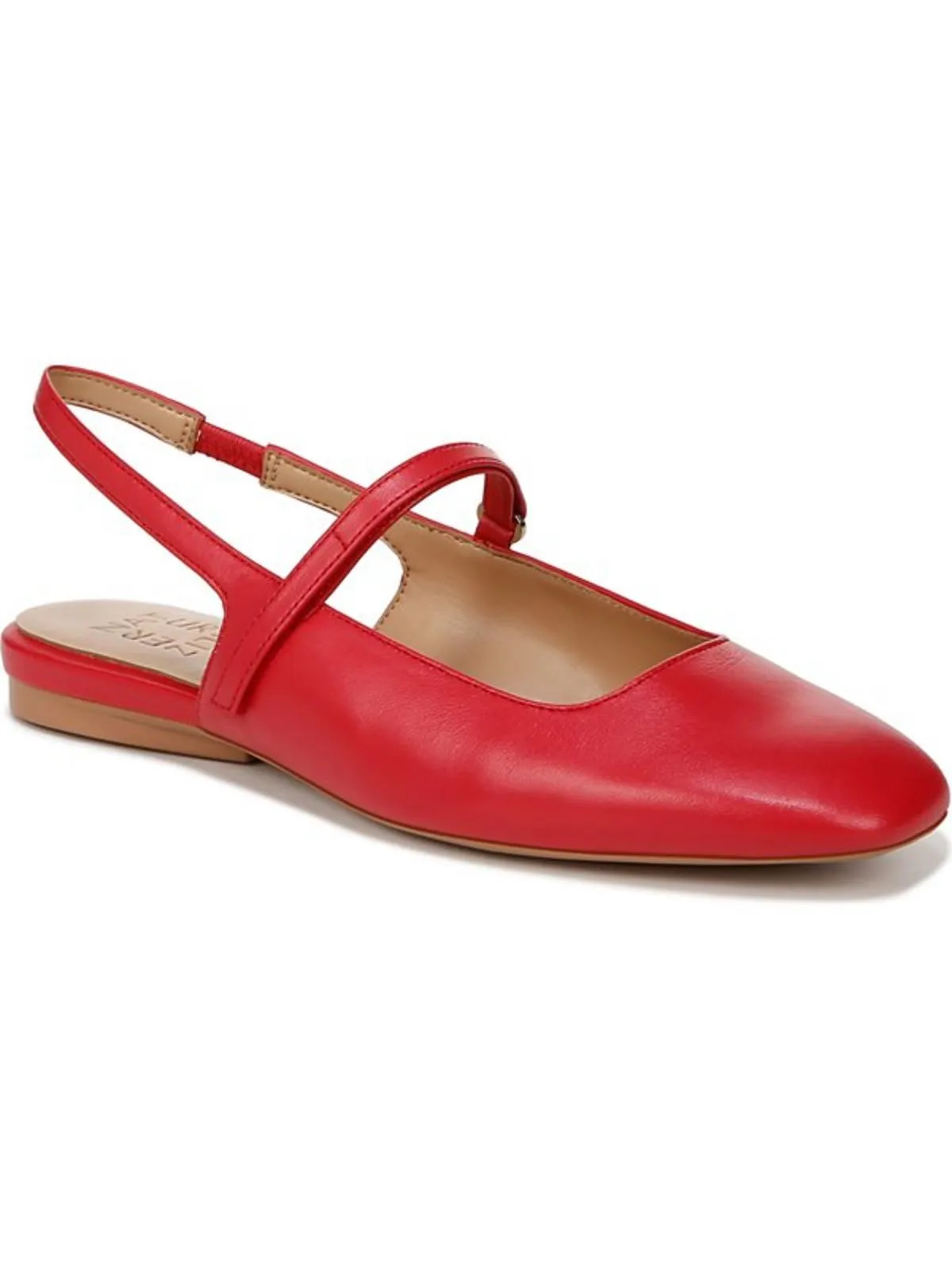 Connie Womens Leather Ballet Flat Mary Janes