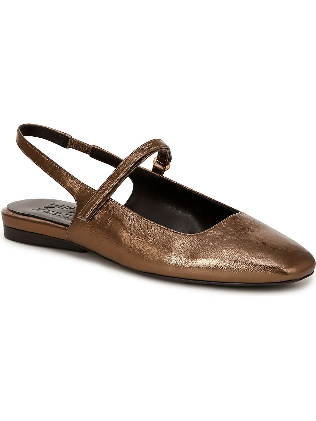 Connie Womens Leather Ballet Flat Mary Janes