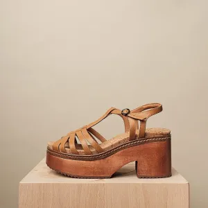 Donna Wood Clog in Natural from Bhava