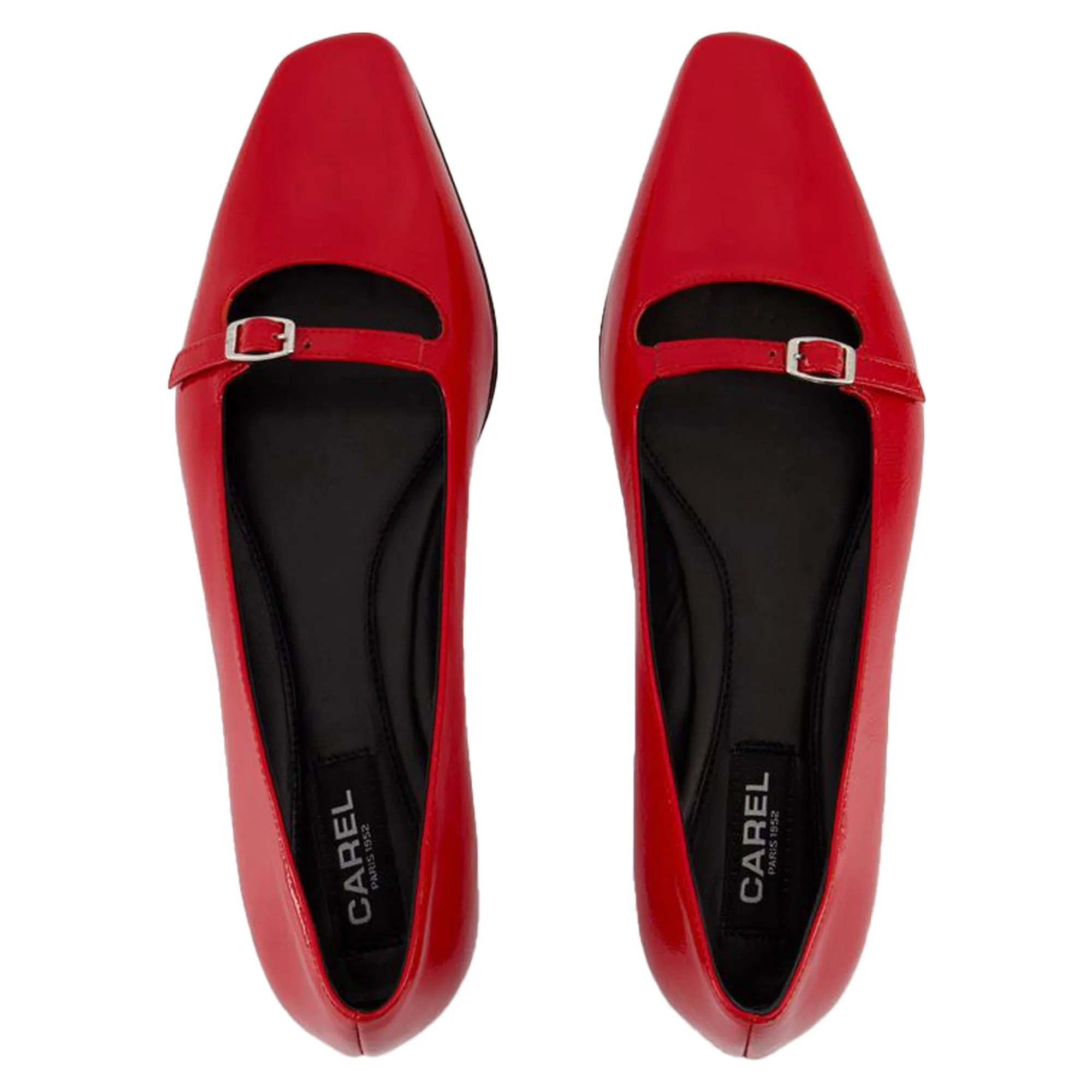 Emilie Ballerinas - Carel - Leather - Red