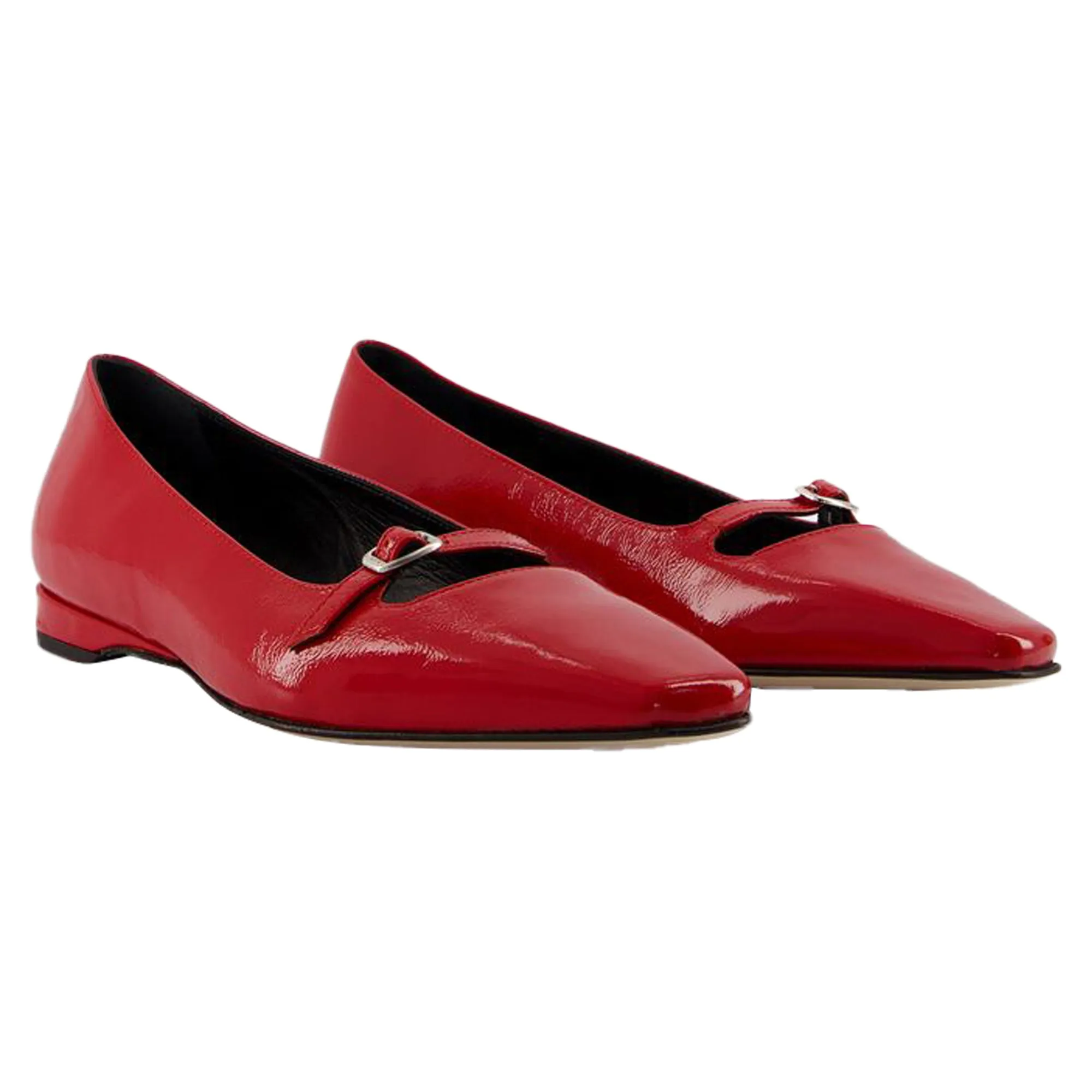 Emilie Ballerinas - Carel - Leather - Red