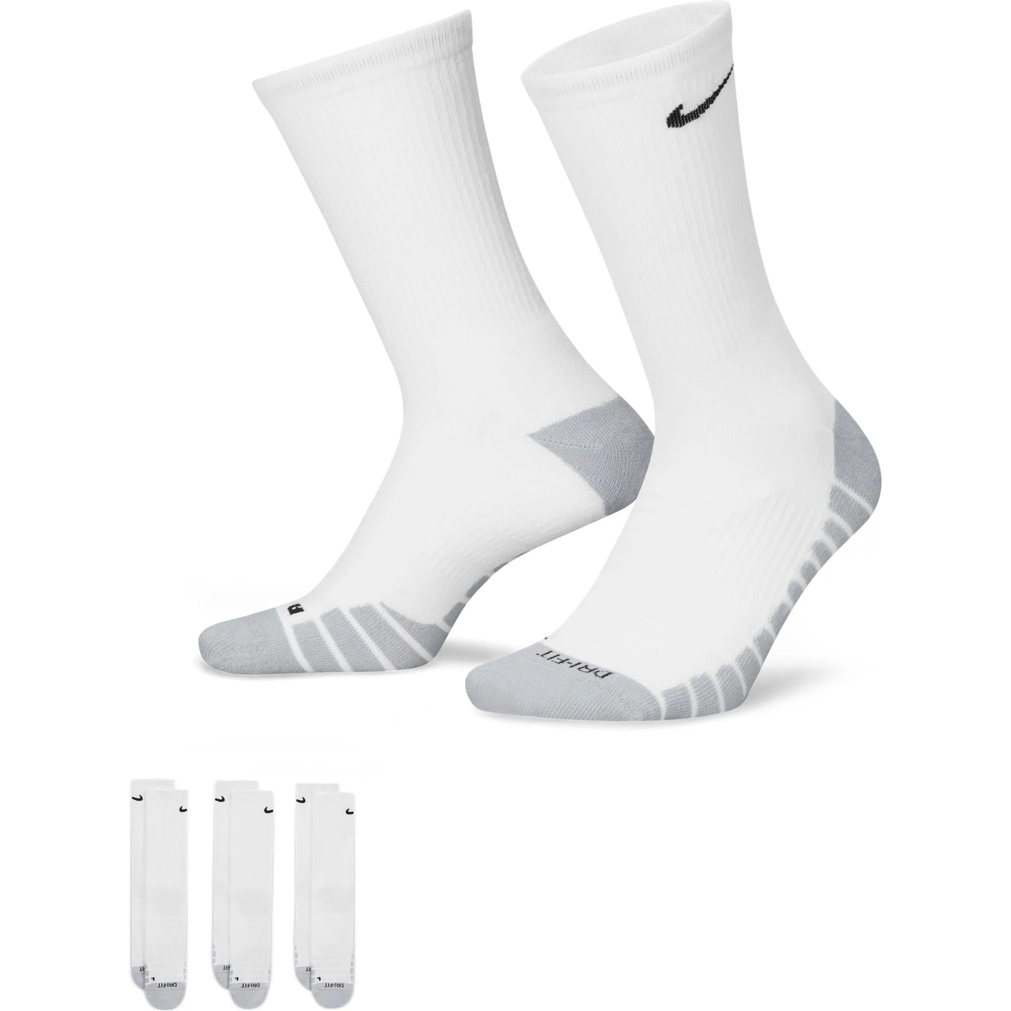 Everyday Max Cushioned Training Crew Socks (3 Pairs)