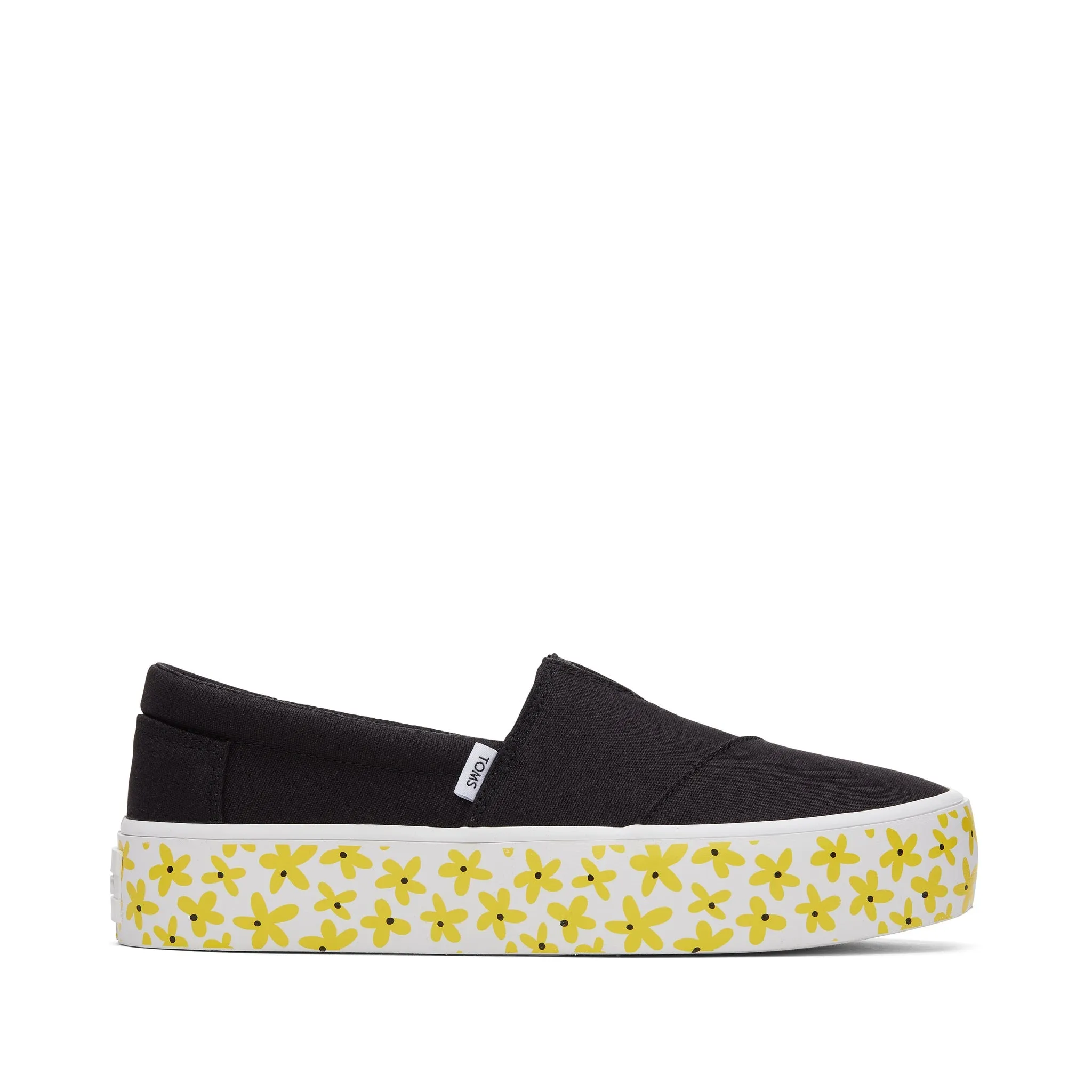 Fenix Platform Black Daisies Sneaker