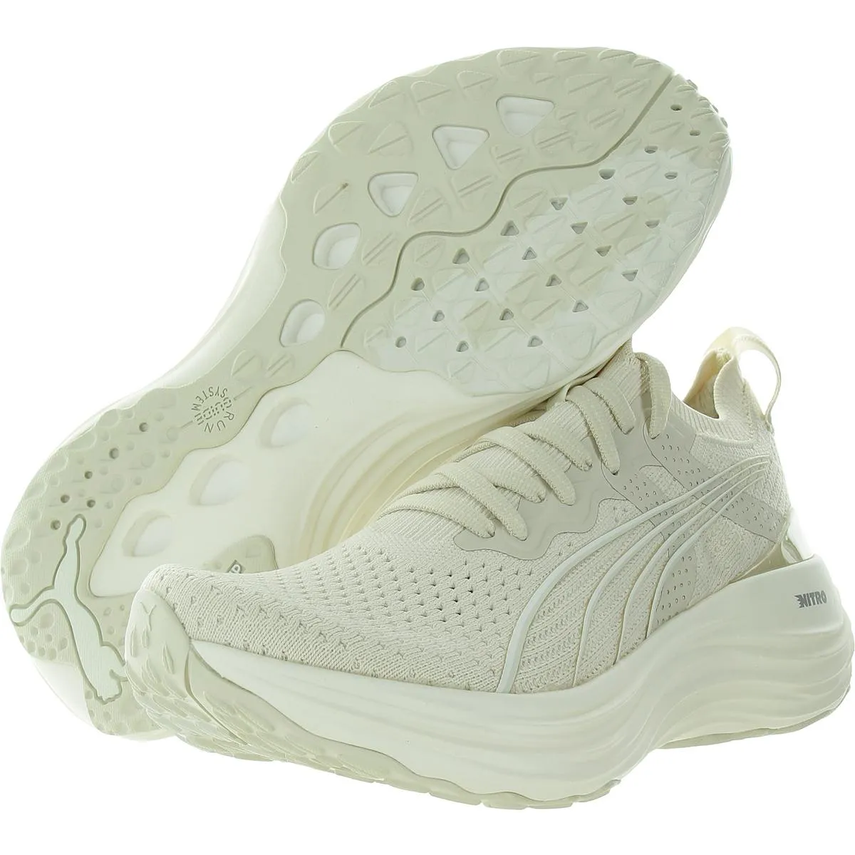 Foreverrun Nitro Womens Lace-Up Knit Running & Training Shoes