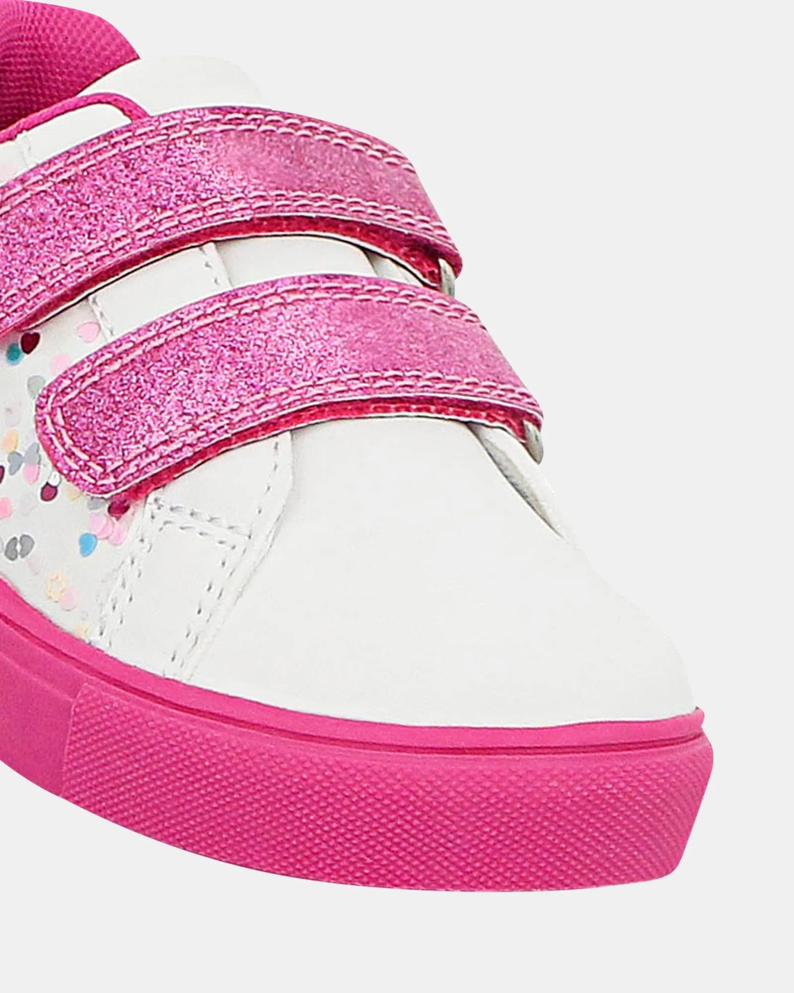 Glitz White/Hot Pink