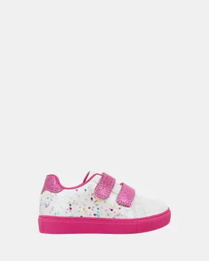 Glitz White/Hot Pink