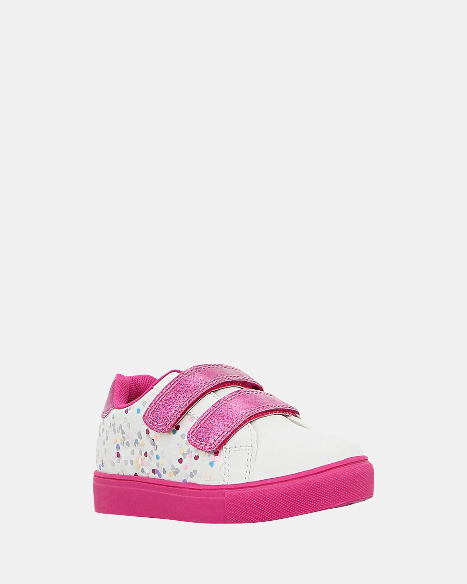 Glitz White/Hot Pink
