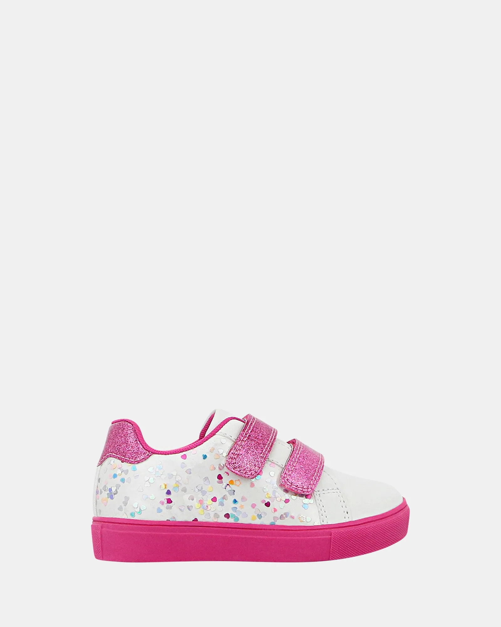 Glitz White/Hot Pink