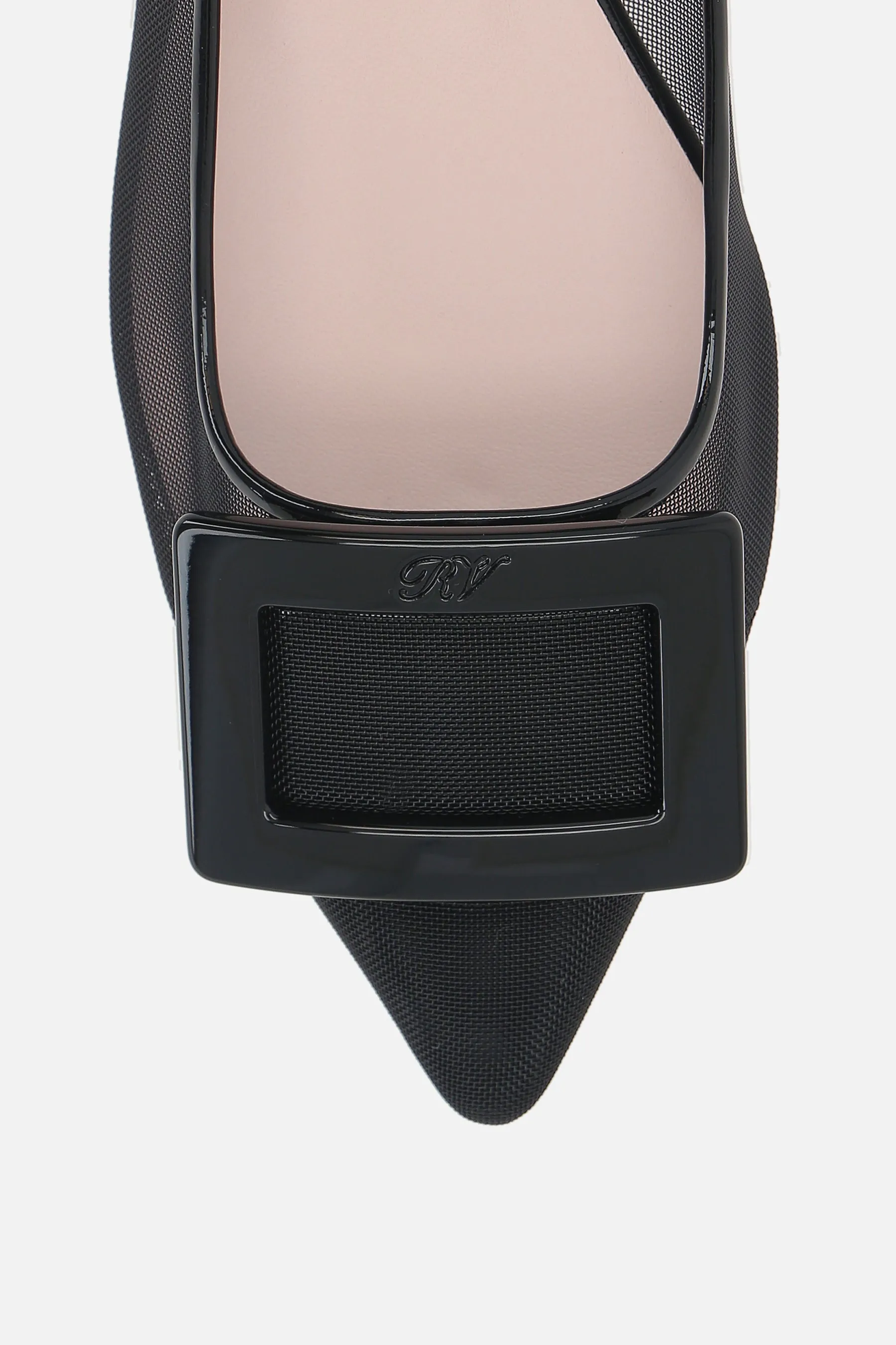 Gommettine mesh ballerinas
