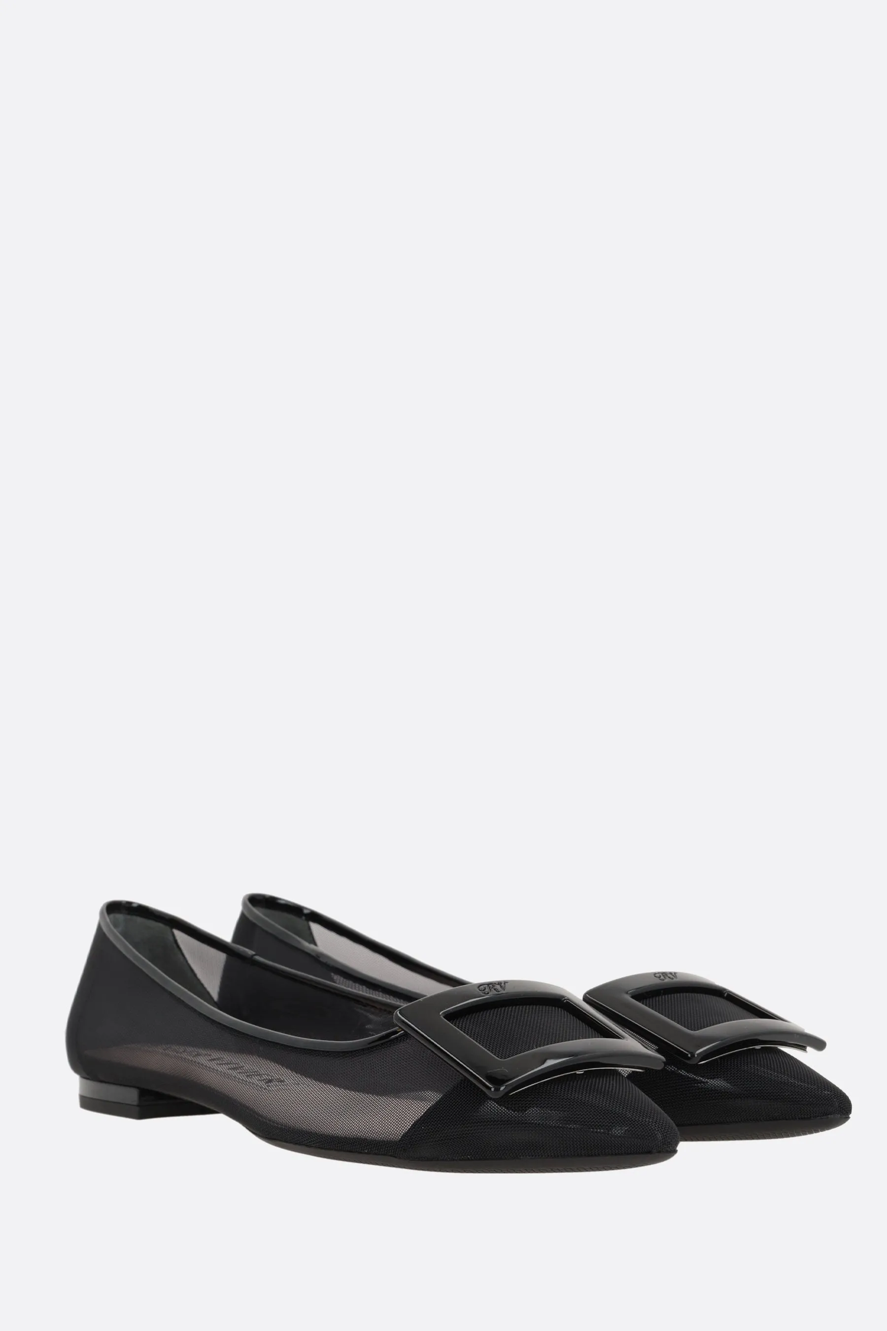 Gommettine mesh ballerinas