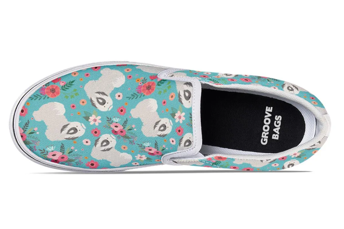 Havanese Flower Slip-On Shoes