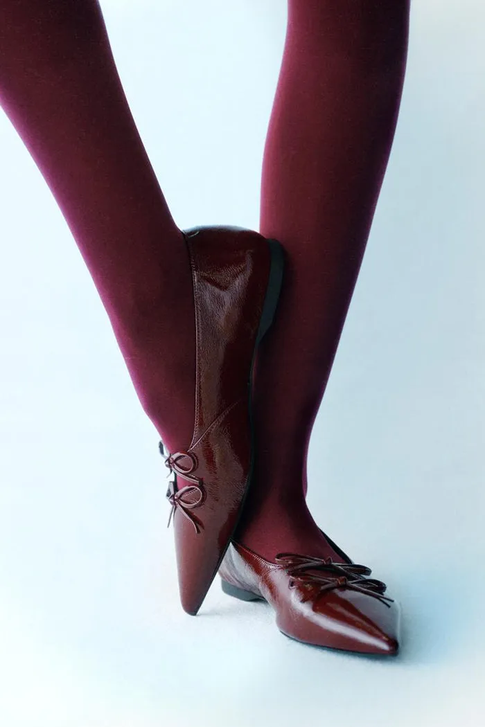 HERMINE BOW FLATS