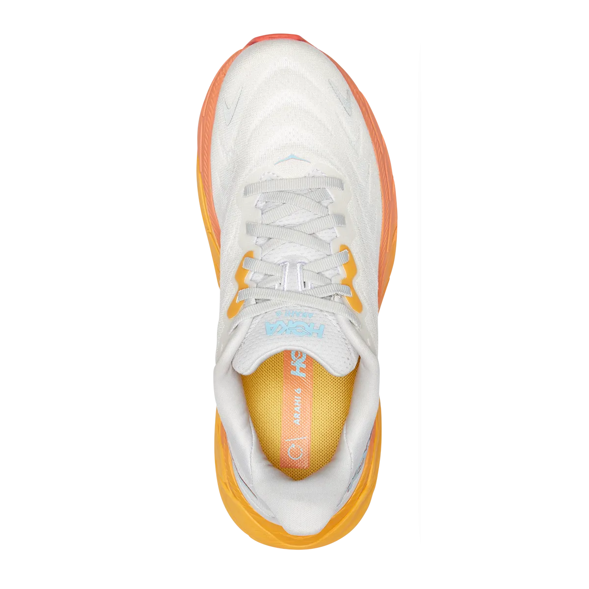 Hoka Arahi 6 - Nimbus Cloud - Blanc de Blanc