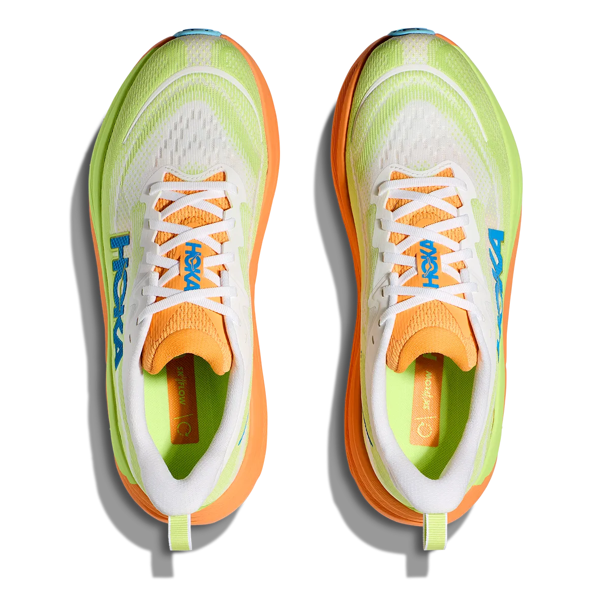 Hoka Skyflow - Frost - Solar Flare