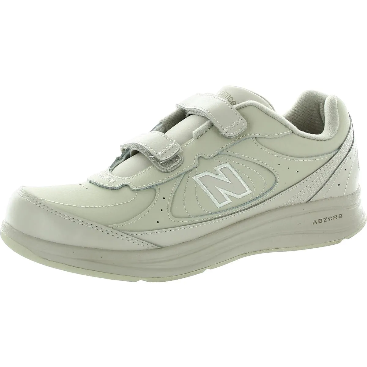 HOOK AND LOOP 928V3 Mens Cushioned Footbed Faux Leather Running & Training Shoes