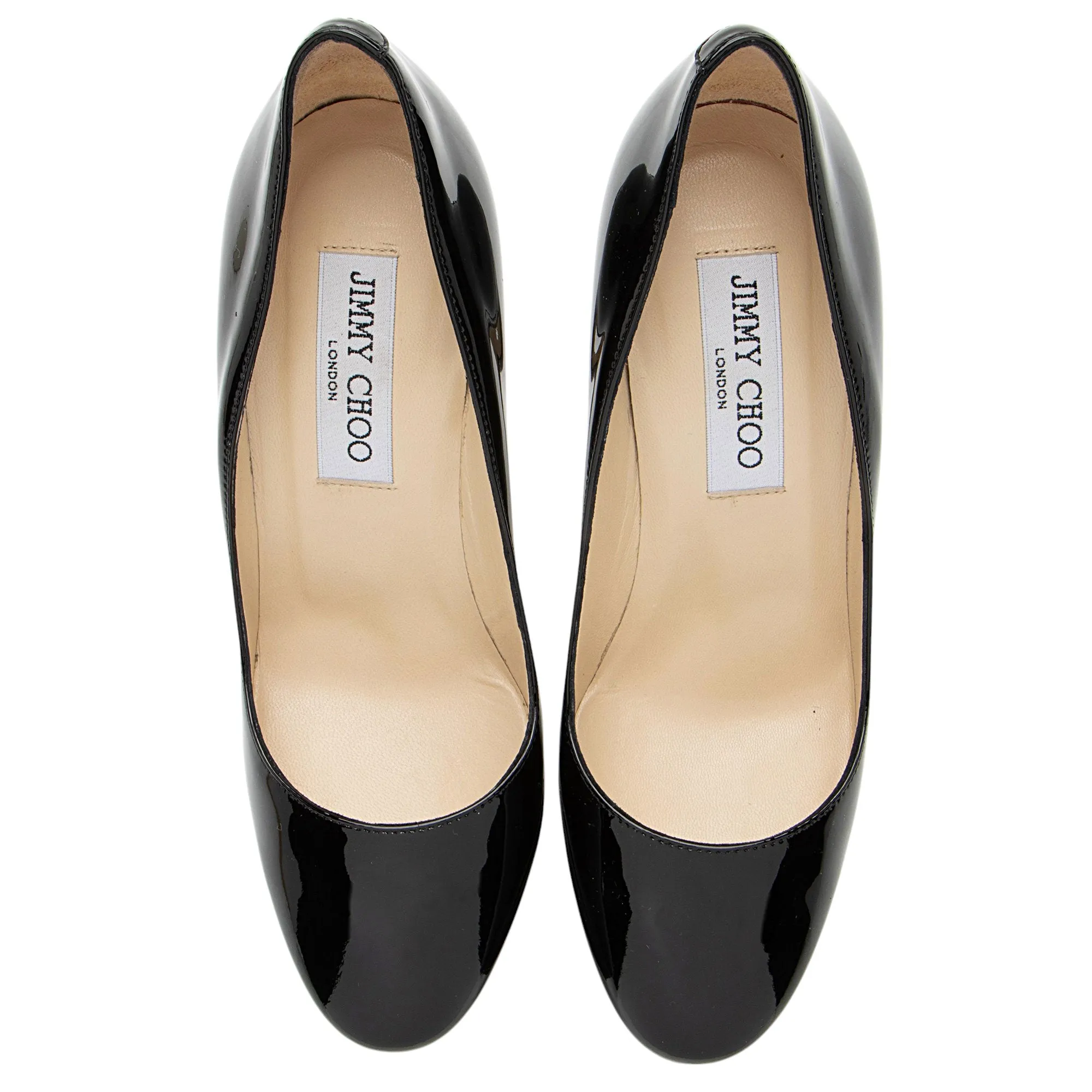 Jimmy Choo Patent Leather Cosmic Platform Pumps